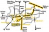 mapa příjezdu