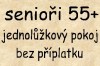 Jednolůžkový pokoj bez příplatku - dovolená pro seniory