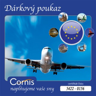 Dárkový poukaz na eurovíkend v hodnotě 20000 Kč