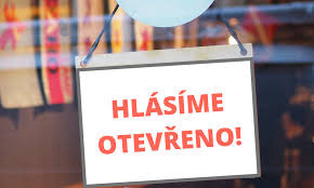 Otevírací doba 1. 5. a 8. 5. 